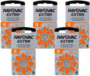Baterie Słuchowe RAYOVAC 13 MF PR48 ZincAir 40szt.