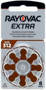 Baterie Słuchowe RAYOVAC 312 MF PR41 ZincAir 8szt.