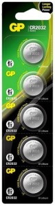 Bateria litowa guzikowa GP CR2032 3V Lithium 5szt.