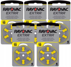 Baterie Słuchowe RAYOVAC 10 MF PR70 ZincAir 30szt.