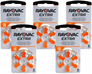 Baterie Słuchowe RAYOVAC 13 MF PR48 ZincAir 30szt.