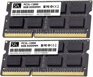 Pamięć RAM Sh. 16GB (2x8GB) DDR3L SODIMM 1600mHz