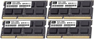 Pamięć RAM Sh. DDR3L 32GB (4x8GB) SODIMM 1600mHz