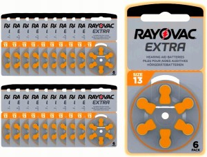 Baterie Słuchowe RAYOVAC 13 MF PR48 ZincAir 120szt