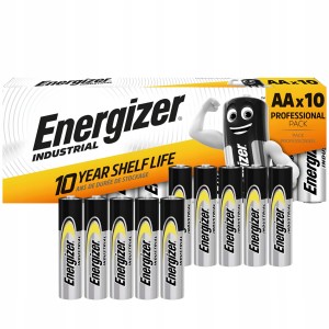 Bateria alkaliczna ENERGIZER Industrial AA LR6 duży paluszek 1.5V 10szt.