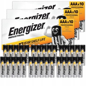 Bateria alkaliczna ENERGIZER Industrial AAA LR03 mały paluszek 1.5V 3X10