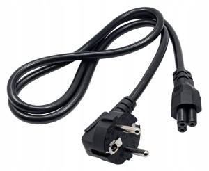 Kabel zasilający koniczynka do laptopa